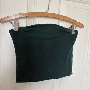 Brandy Melville Dark Green Tube Top